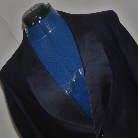 Ralph Lauren Purple Label Women Dark Blue Shawl Collar Tuxedo Jacket 0 NWT